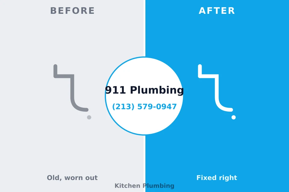 Before and after: plumbing repair Titusville, FL